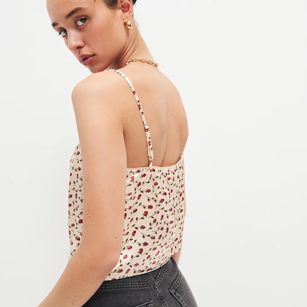 Reformation Mya Silk Top - Picture 3 of 4